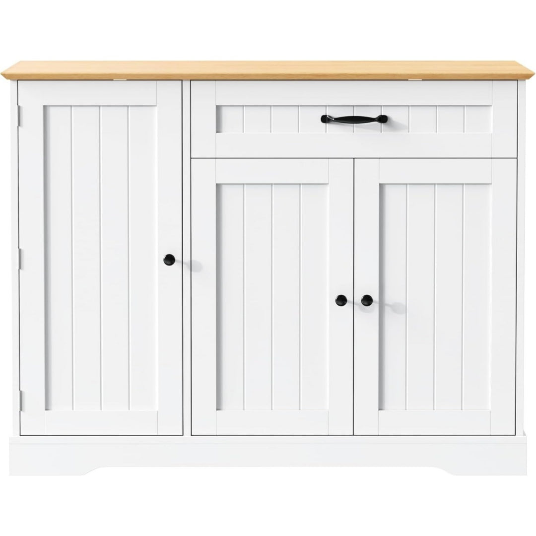 Sideboard mit einer Schublade, Hoehenverstellung und 3 Tueren