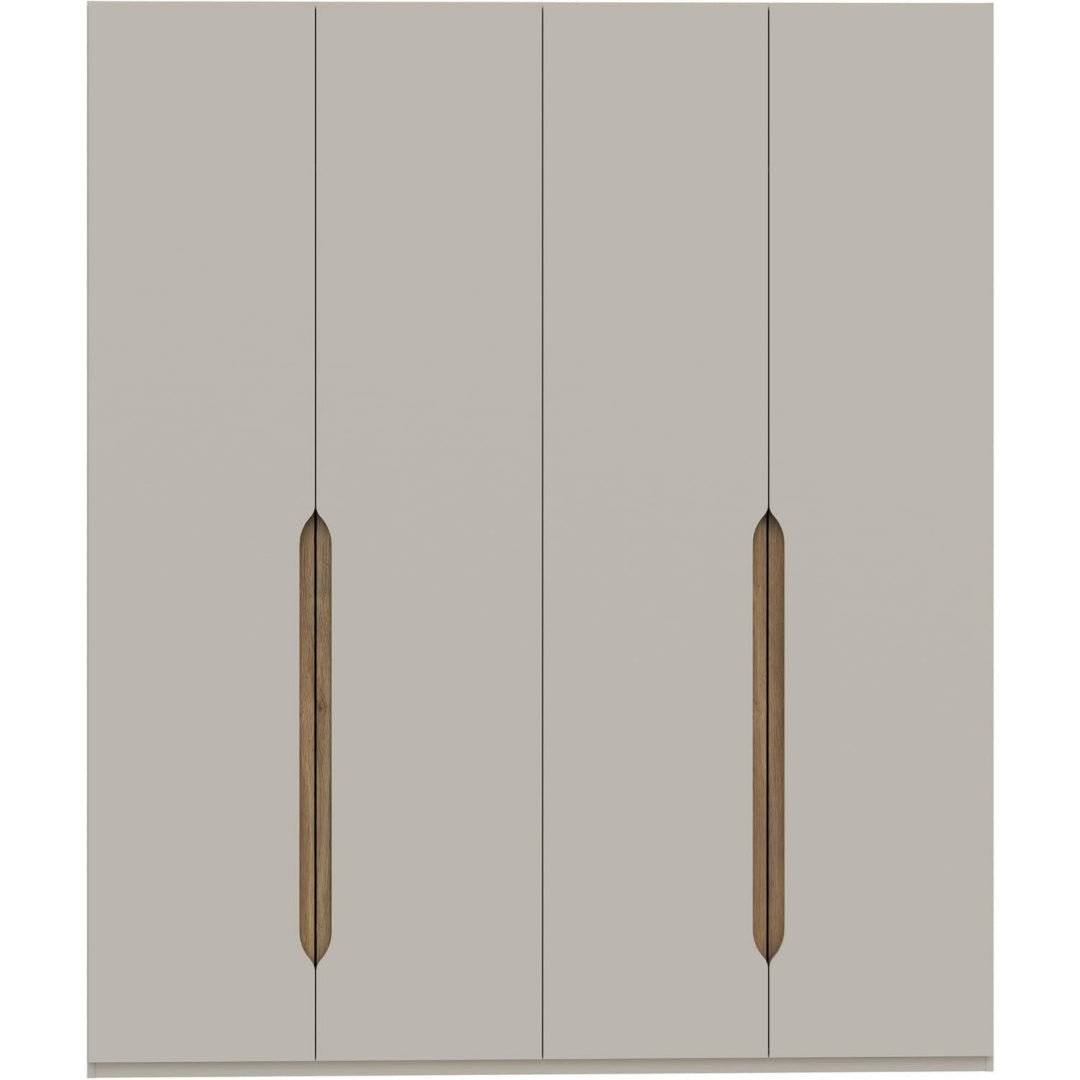 Der Kleiderschrank nimmt mit 177.5 cm Gestalt an
