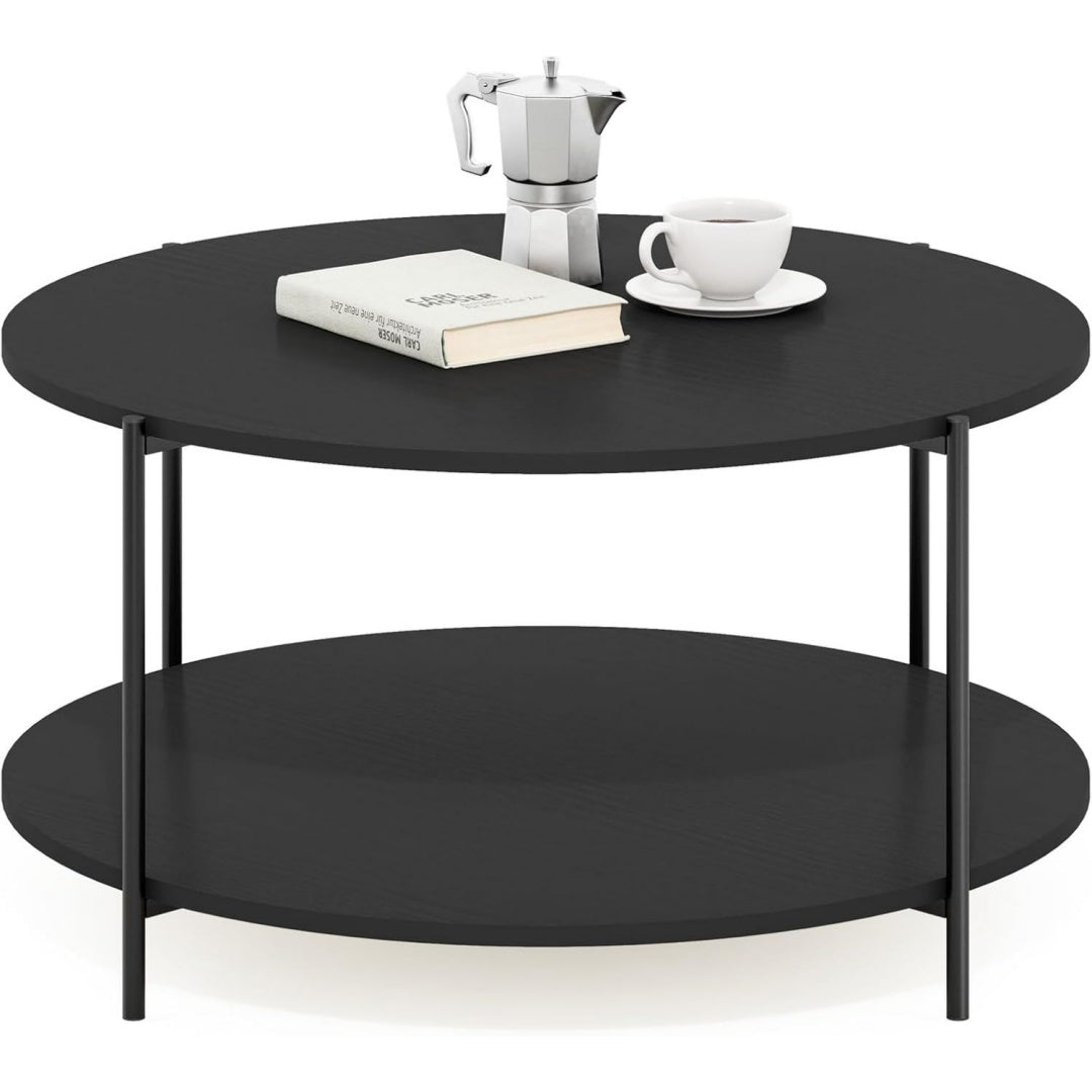 Couchtisch mit einem Metallgestell