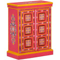 Sideboard in Naturbraun und Rosa