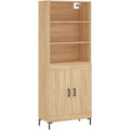 Hochschrank aus Samt und Metall