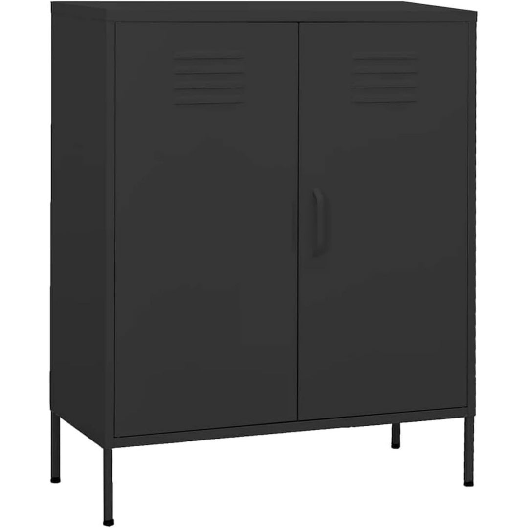 Sideboard mit den Massen 80 x 35 x 101.5 cm in Anthrazit