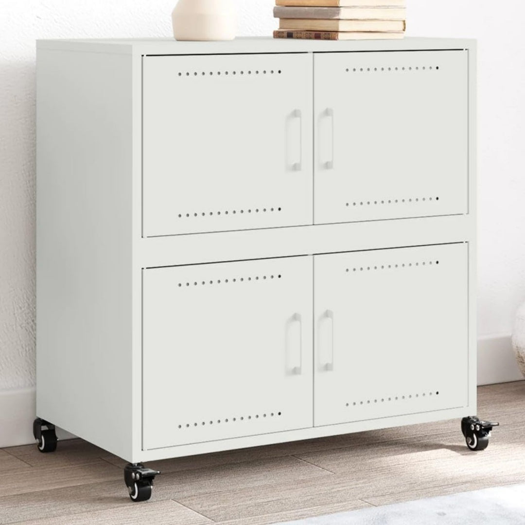 Sideboard mit den Massen 68 x 39 x 72 cm in Weiss
