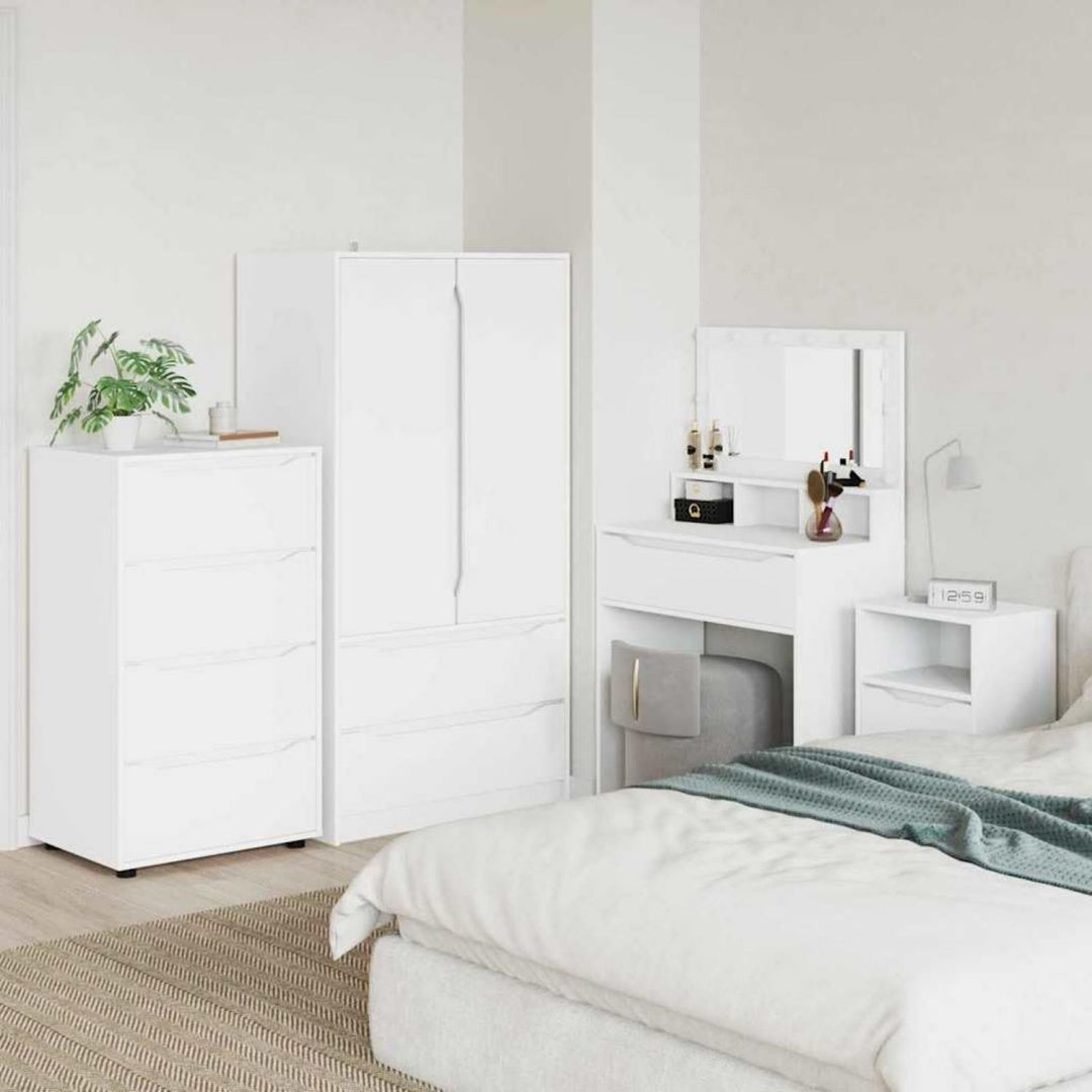 4 Schubladen und Hoehenverstellung an dem Sideboard